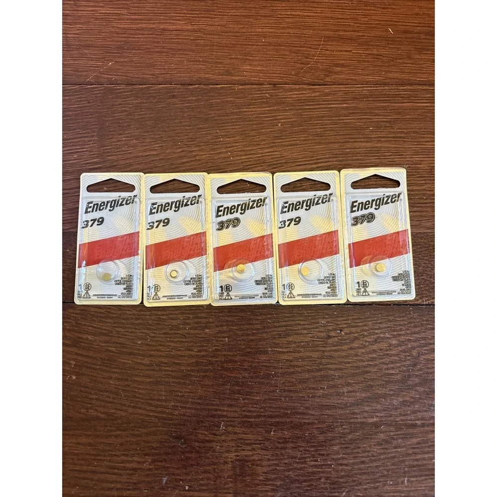 5 Original Energizer 379 Button Cell Watch Battery Batteries Best Use By 06/2025